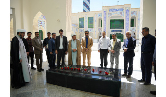 برگزاری مراسم گلباران و عطرافشانی مزار شهید گمنام دانشگاه بیرجند به مناسبت آغاز دهه سرآمدی آموزش